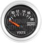 Auto Meter Hoonigan 2-1/16 Inch Voltmeter Gauge