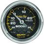 Auto Meter Carbon Fiber 2-1/16 Inch Boost/Vacuum Gauge