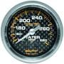 Auto Meter Carbon Fiber 2-1/16 Inch Coolant Temperature Gauge