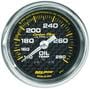 Auto Meter Carbon Fiber 2-5/16 Inch Oil Temperature Gauge