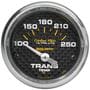 Auto Meter Carbon Fiber 2-5/16 Inch Transmission Temperature Gauge