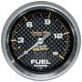 Auto Meter Carbon Fiber 2-5/8 Inch Fuel Pressure Gauge