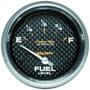 Auto Meter Carbon Fiber 2-5/8 Inch Fuel Level Gauge