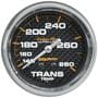 Auto Meter Carbon Fiber 2-5/8 Inch Transmission Temperature Gauge