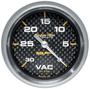 Auto Meter Carbon Fiber 2-5/8 Inch Vacuum Gauge