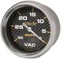Auto Meter Carbon Fiber 2-5/8 Inch Vacuum Gauge