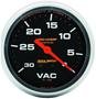 Auto Meter Pro-Comp 2-5/8 Inch Vacuum Gauge