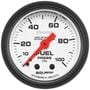 Auto Meter Phantom 2-1/16 Inch Fuel Pressure Gauge