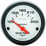 Auto Meter Phantom 2-1/16 Inch Coolant Temperature Gauge