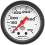 Auto Meter Phantom 2-5/16 Inch Oil Temperature Gauge