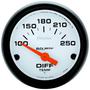 Auto Meter Phantom 2-5/16 Inch Differential Temperature Gauge