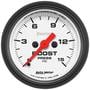 Auto Meter Phantom 2-1/16 Inch Boost Gauge
