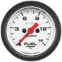 Auto Meter Phantom 2-1/16 Inch Fuel Pressure Gauge