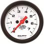 Auto Meter Phantom 2-1/16 Inch Fuel Pressure Gauge