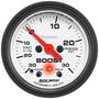 Auto Meter Phantom 2-1/16 Inch Boost/Vacuum Gauge