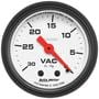 Auto Meter Phantom 2-1/16 Inch Vacuum Gauge