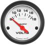 Auto Meter Phantom 2-1/16 Inch Voltmeter Gauge