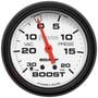 Auto Meter Phantom 2-5/8 Inch Boost/Vacuum Gauge
