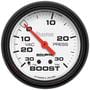 Auto Meter Phantom 2-5/8 Inch Boost/Vacuum Gauge