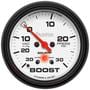 Auto Meter Phantom 2-5/8 Inch Boost/Vacuum Gauge