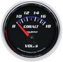 Auto Meter Cobalt 2-1/16 Inch Voltmeter Gauge