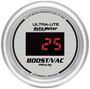 Auto Meter Ultra-Lite 2-1/16 Inch Boost/Vacuum Gauge