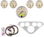 Auto Meter Antique Beige Gauge Kit