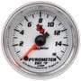 Auto Meter C2 2-1/16 Inch Boost/Pyrometer Gauge