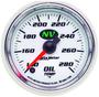 Auto Meter NV 2-1/16 Inch Oil Temperature Gauge