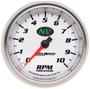 Auto Meter NV 3-3/8 Inch Tachometer Gauge