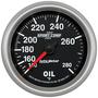 Auto Meter Sport-Comp II 2-5/8 Inch Oil Temperature Gauge