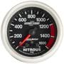 Auto Meter Cobalt 0 To 1600 psi 2-5/8 Inch NO2 Pressure Gauge