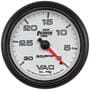 Auto Meter Phantom II 2-5/8 Inch Vacuum Gauge