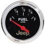 Auto Meter Jeep 2-1/16 Inch Fuel Level Gauge