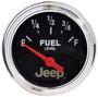 Auto Meter Jeep 2-1/16 Inch Fuel Level Gauge