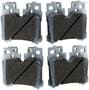 Beck/Arnley Rear Semi-Metallic Brake Pads