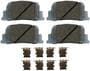Beck/Arnley Rear Organic Brake Pads