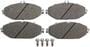 Beck/Arnley Front Ceramic Brake Pads
