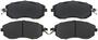 BrakeBest Front Organic Brake Pads