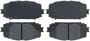 BrakeBest Front Organic Brake Pads