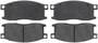 BrakeBest Front Organic Brake Pads
