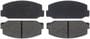 BrakeBest Front Organic Brake Pads