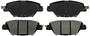 BrakeBest Rear Organic Brake Pads