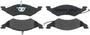 BrakeBest Front Organic Brake Pads
