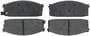 BrakeBest Front Organic Brake Pads