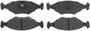 BrakeBest Front Organic Brake Pads