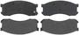 BrakeBest Front Organic Brake Pads