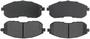 BrakeBest Front Organic Brake Pads