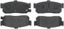 BrakeBest Rear Organic Brake Pads