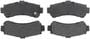 BrakeBest Rear Organic Brake Pads